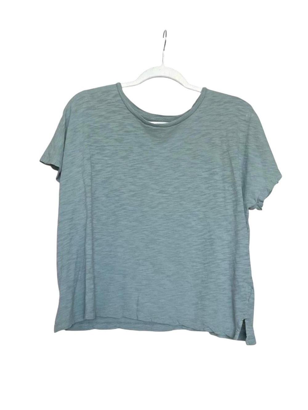 Madewell Light Green Slub Short-Sleeve Tee